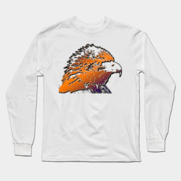 Eagel Long Sleeve T-Shirt by hudayadi